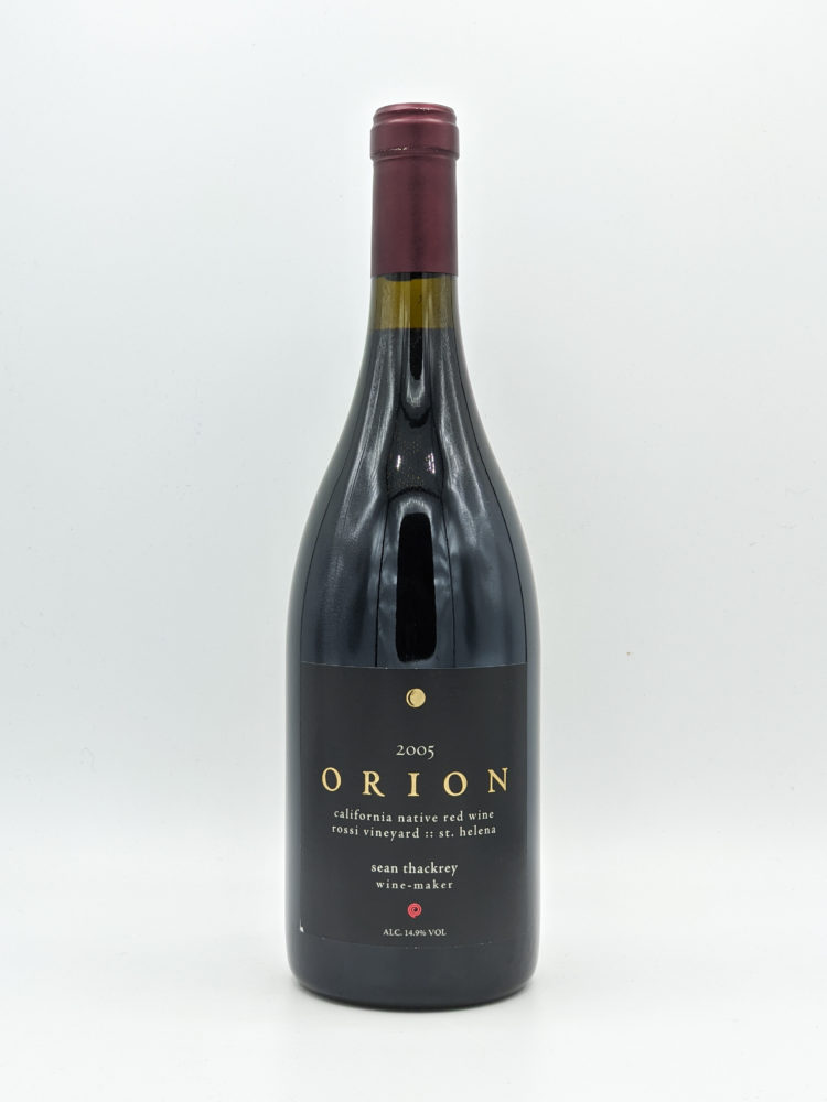 Sean Thackrey Orion 2005