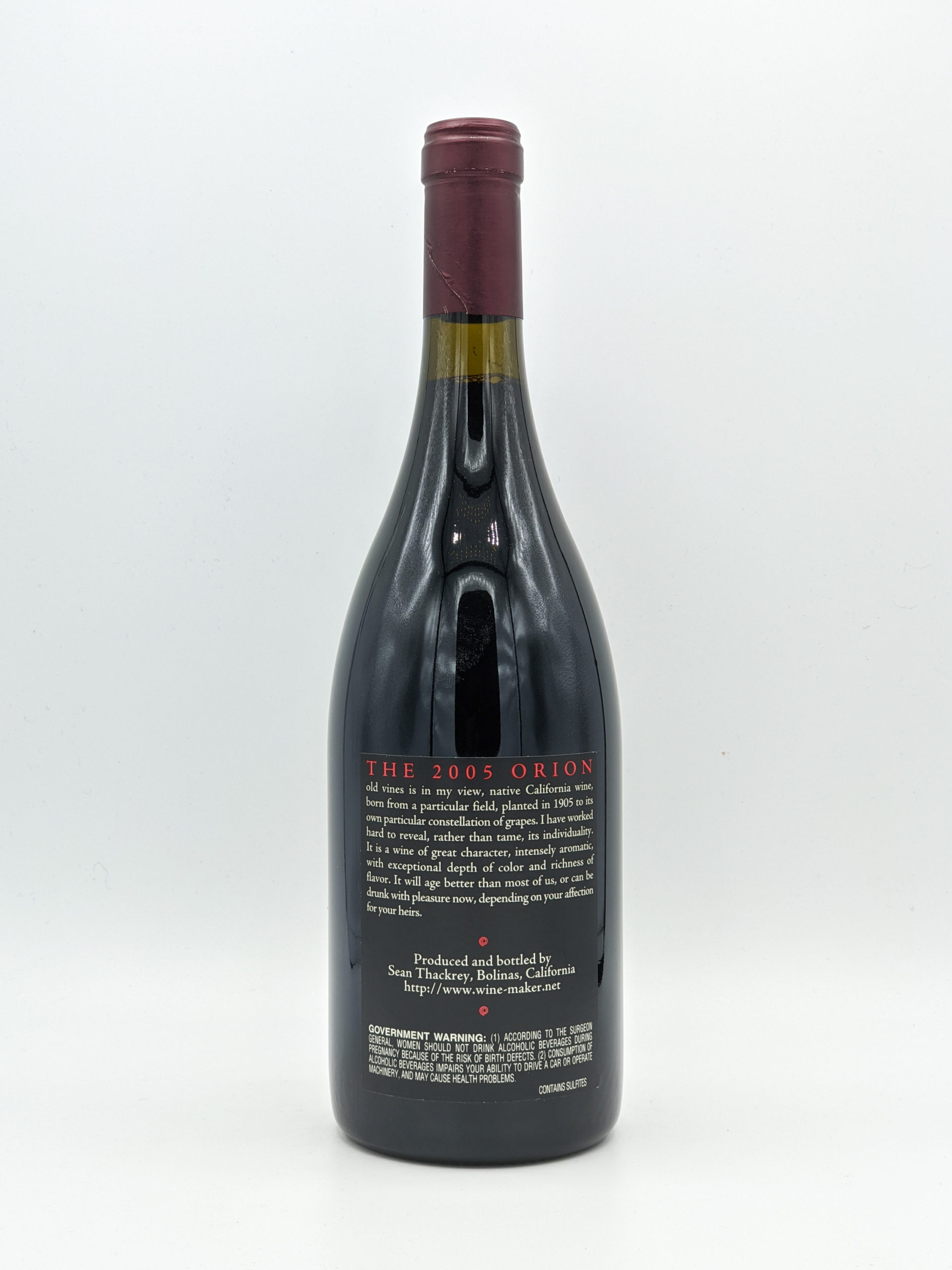 Sean Thackrey Orion 2005 - Image 2