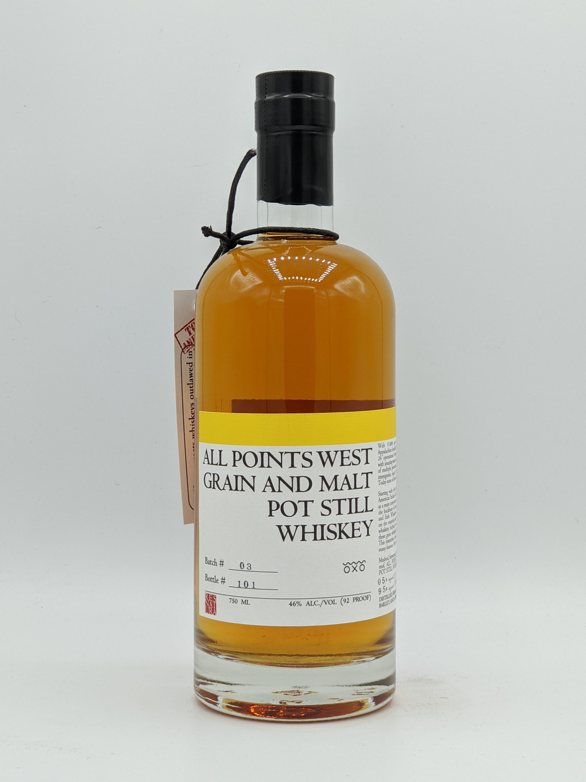 All Points West Grain and Malt Pot Still Whiskey