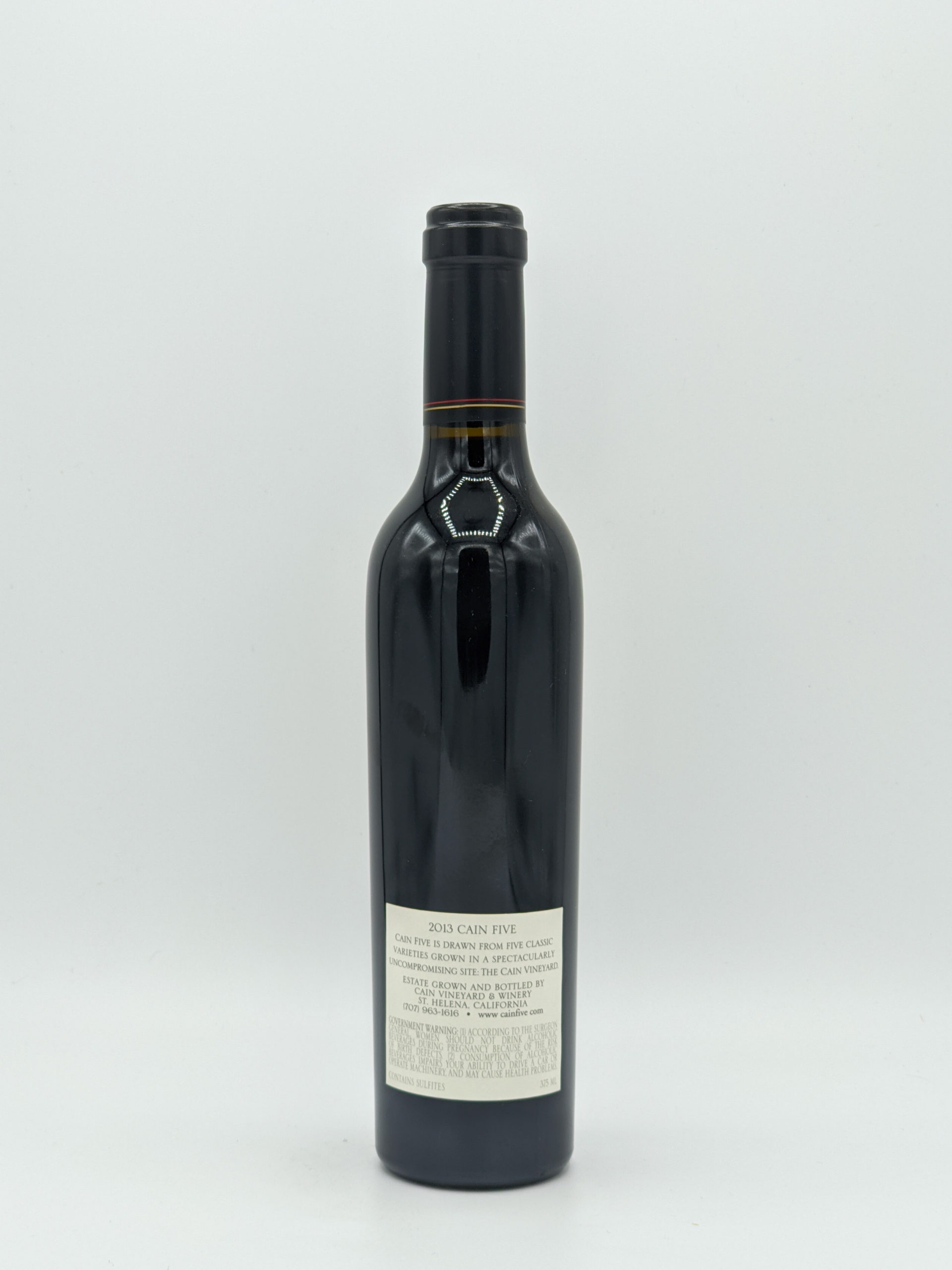 Cain Vineyard Five 2013 375ml - Image 2