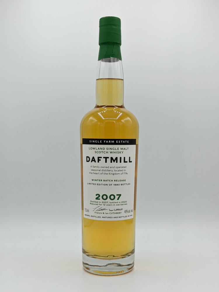 Daftmill Single Malt Scotch Winter Batch 2007 (bottled 2020)
