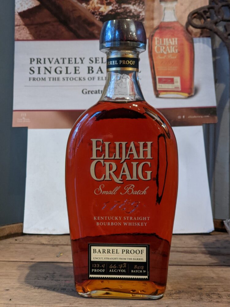 Elijah Craig Bourbon Barrel Proof (Lot B518)