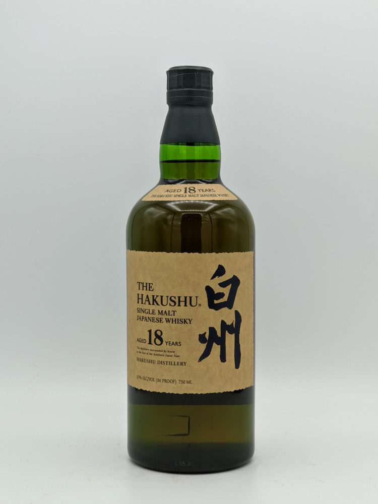 Hakushu Single Malt 18 Year Japanese Whiskey (*One per customer)