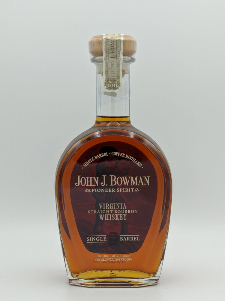 John J Bowman Single Barrel Bourbon