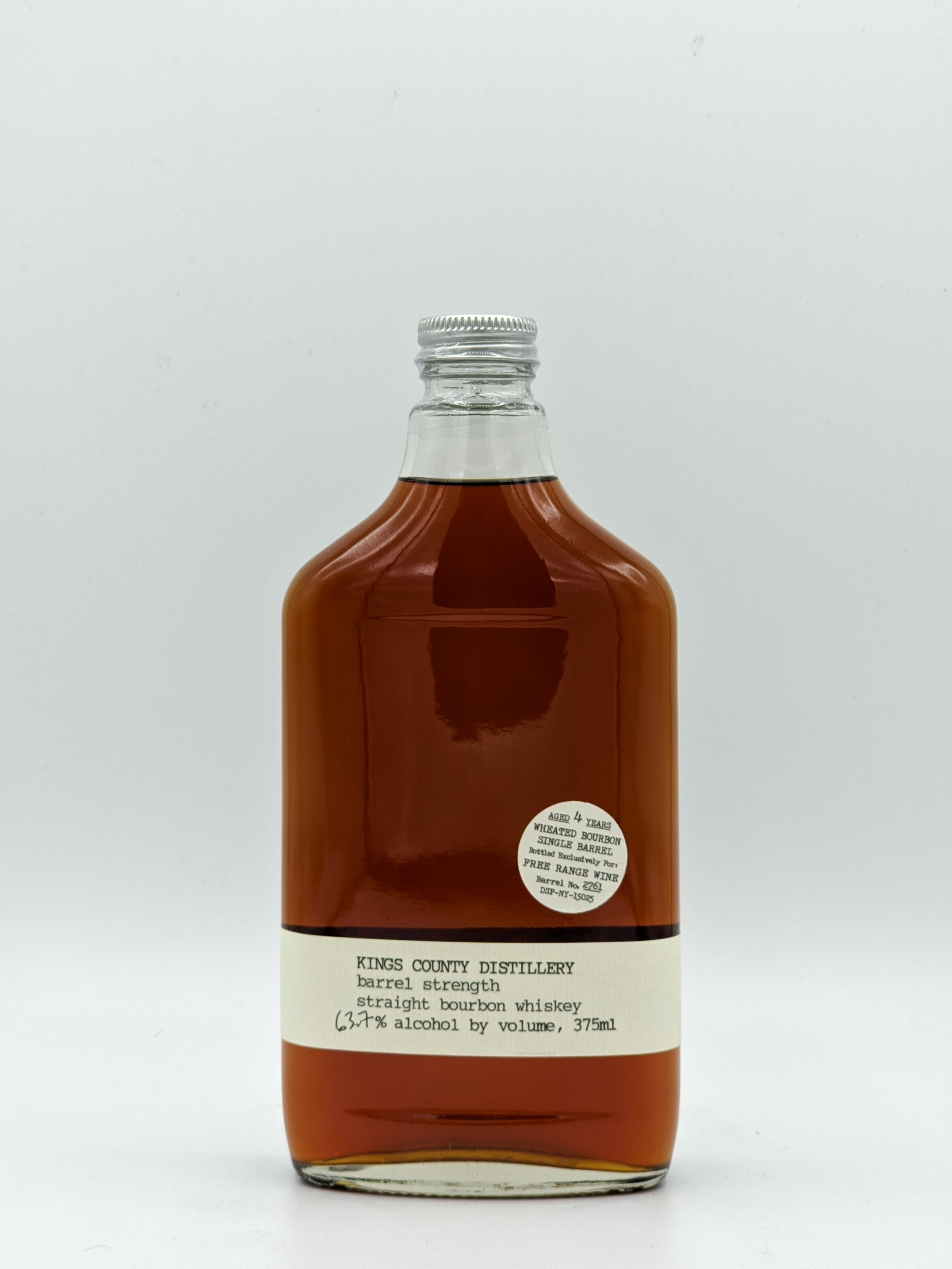 Kings County 4yr Barrel Strength Wheated Bourbon FR5 (2019) 375ml