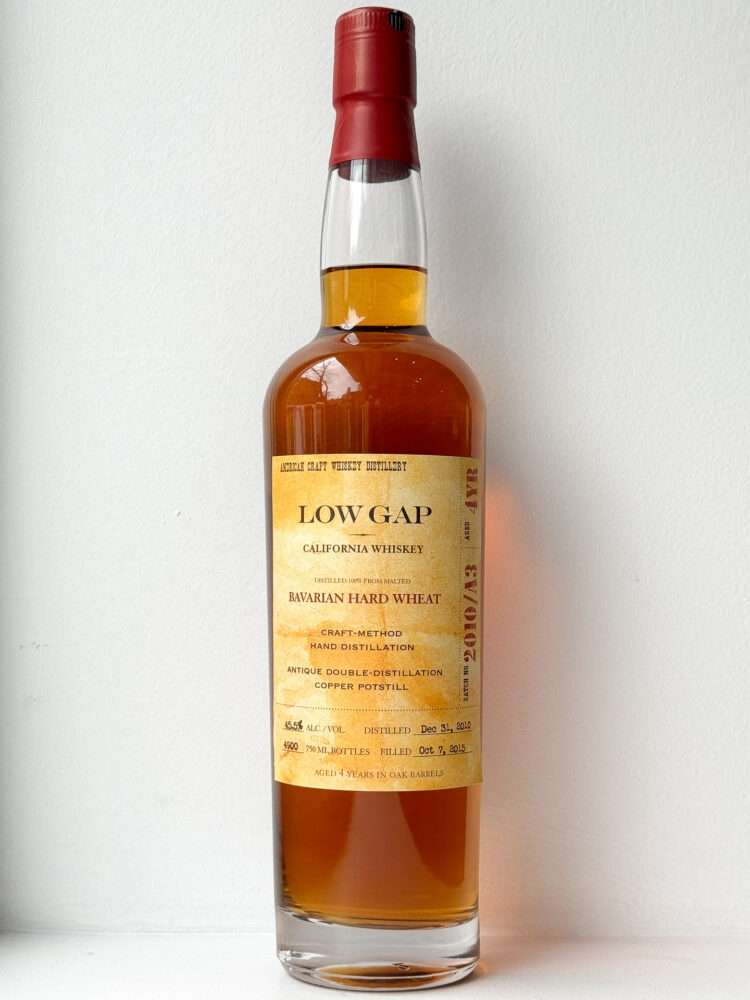 Low Gap 4yr Bavarian Wheat Whiskey (2015)