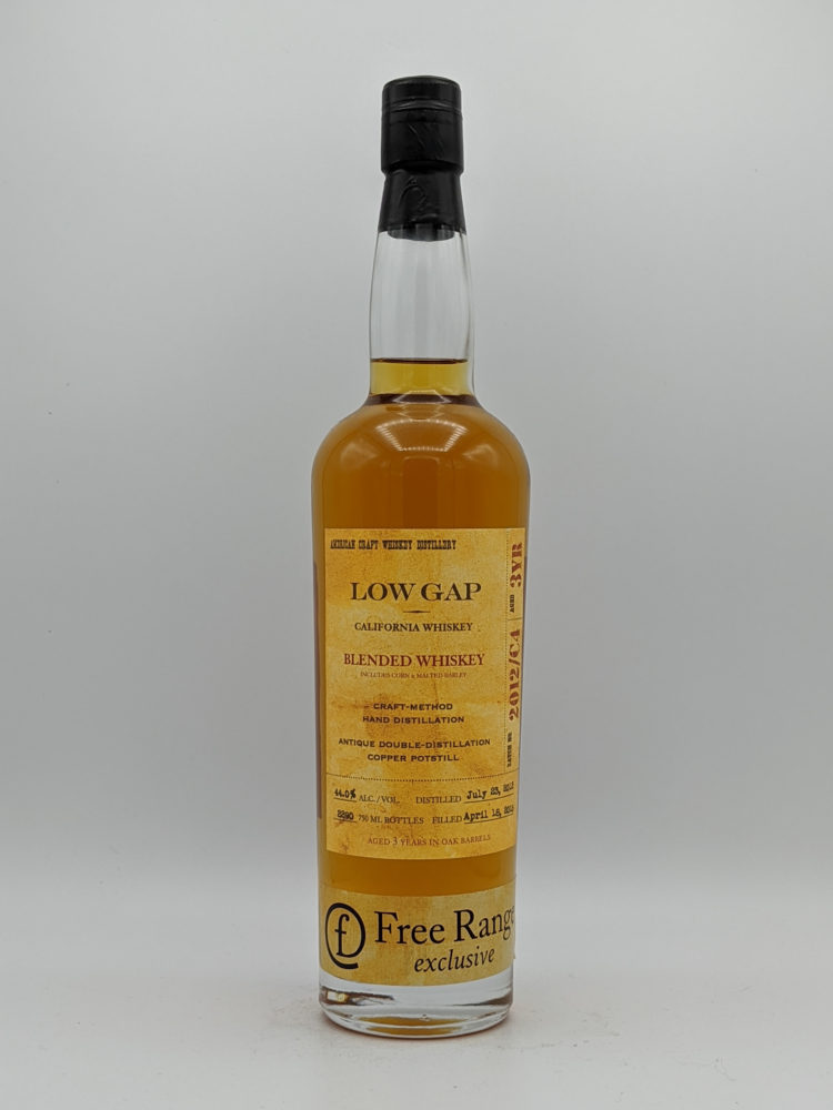 Low Gap Free Range 3 Year Blended Whiskey (2017)