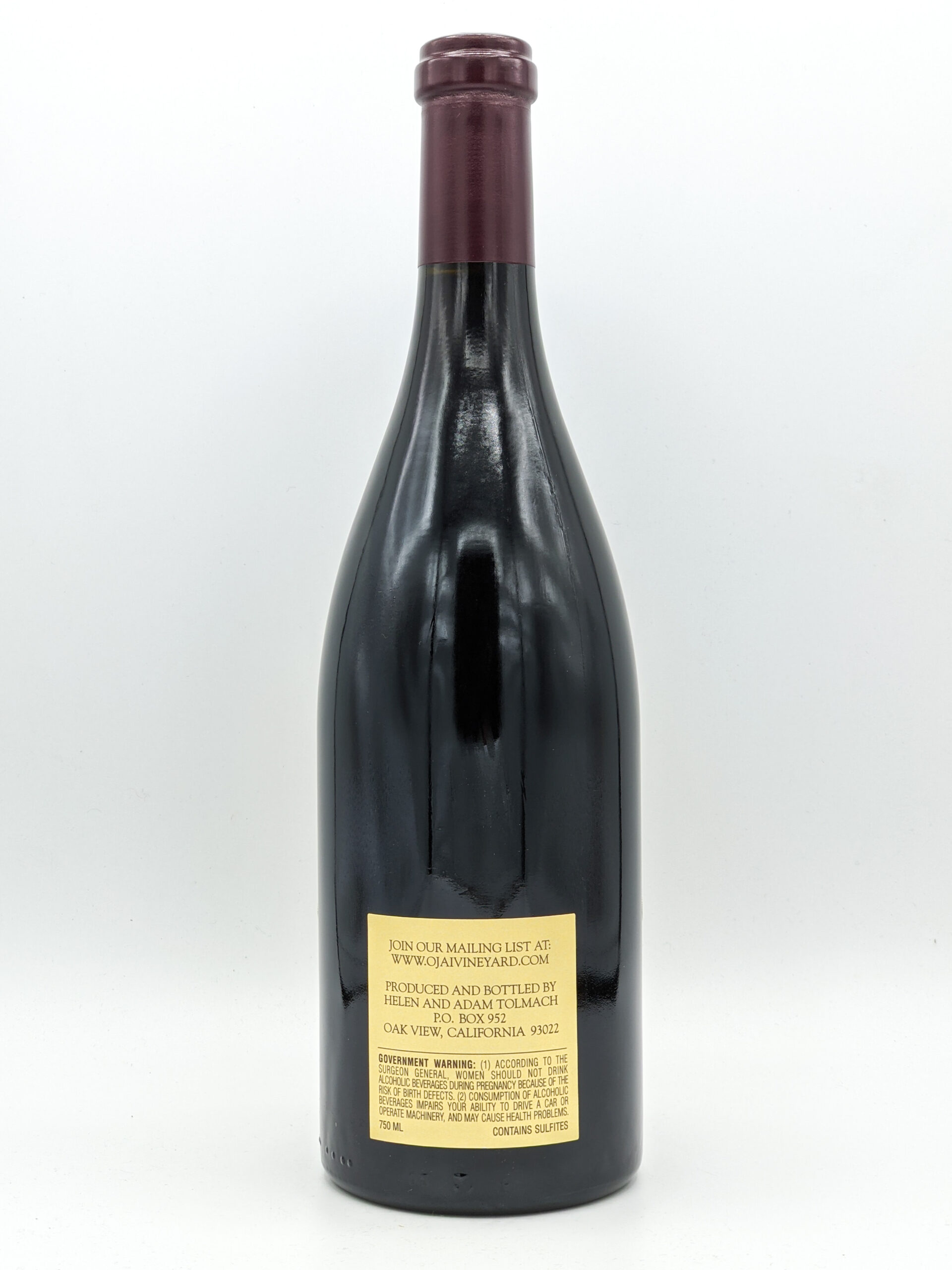 Ojai Pinot Noir Solomon Hills 2004 - Image 2