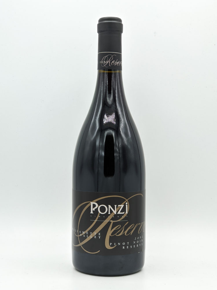 Ponzi Pinot Noir Reserve 2002
