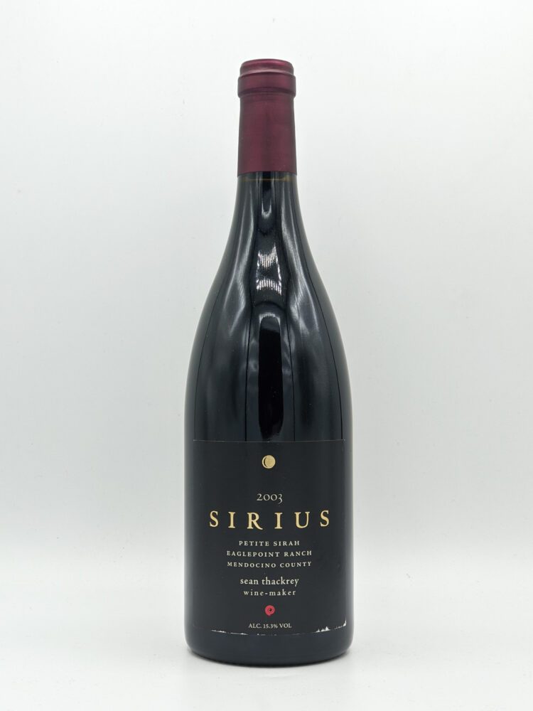 Sean Thackrey Sirius 2003