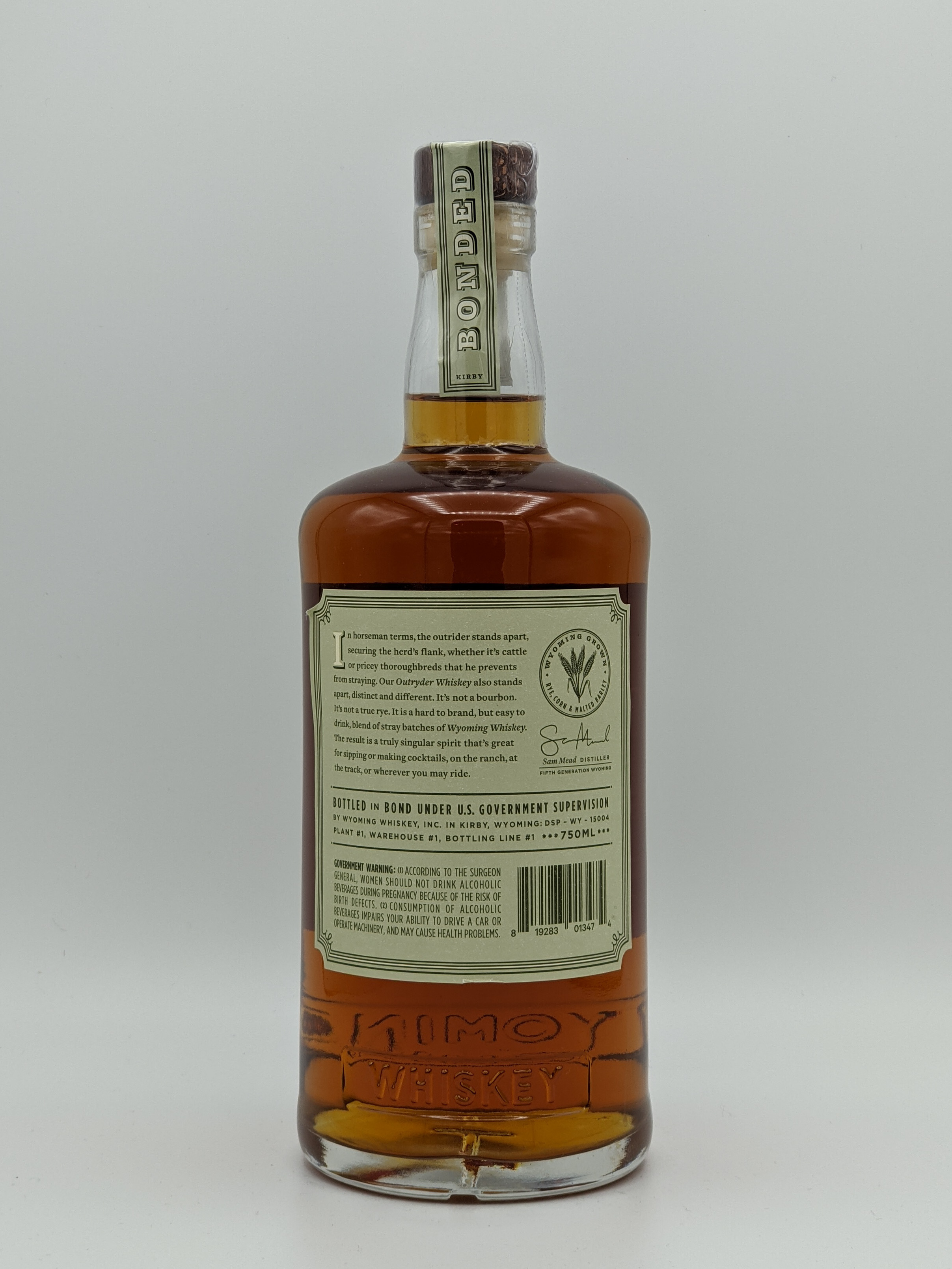 Wyoming Double Cask Bourbon Whiskey 750ml | Uptown Spirits™