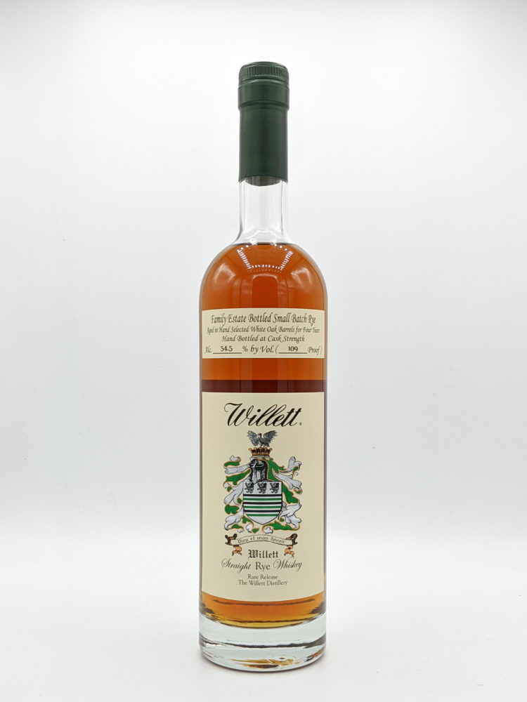Willett 4 Year Straight Rye 109 Proof