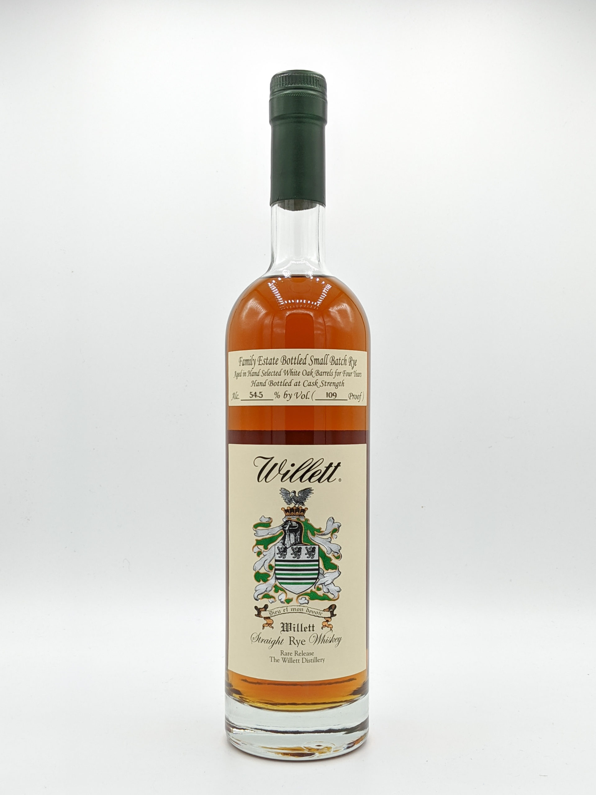Willett 4 Year Straight Rye 109 Proof