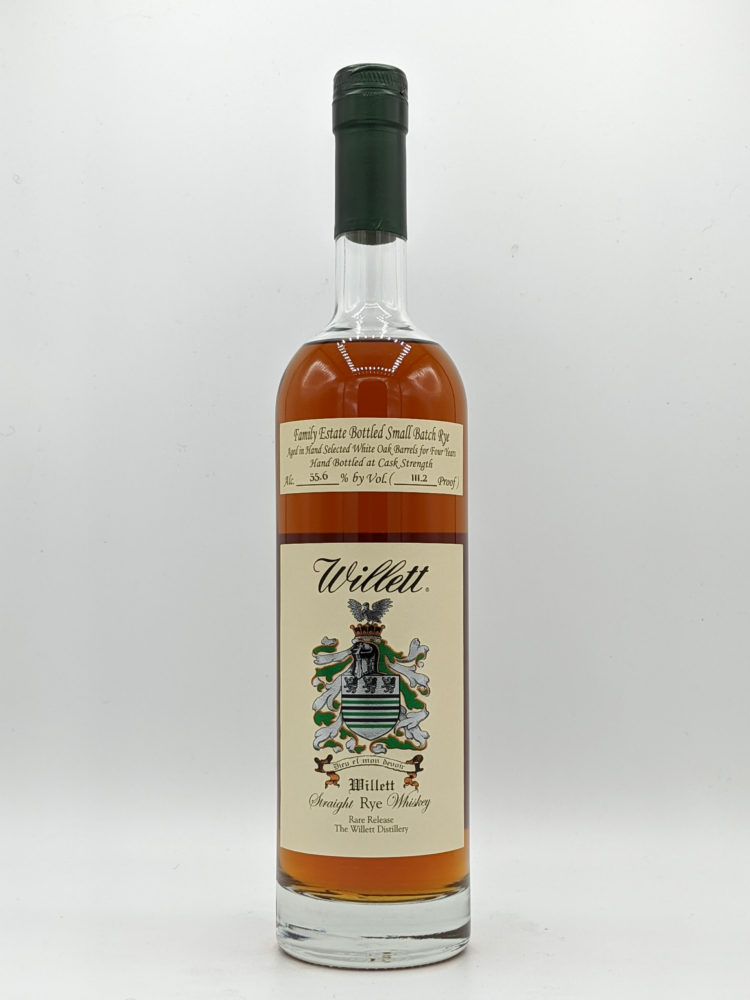 Willett 4 Year Straight Rye 111.2 Proof