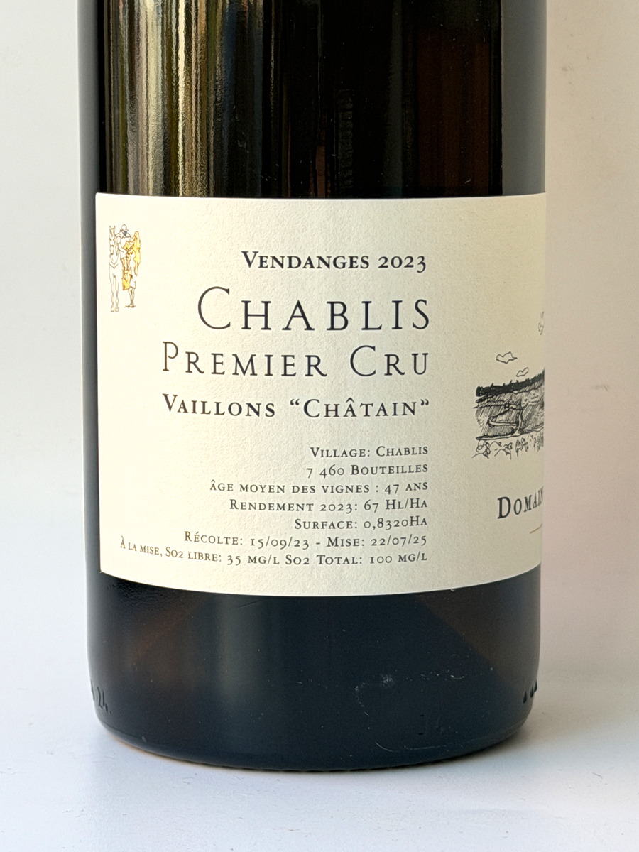 Jean Dauvissat Chablis 1er Cru Vaillons 2023 - Image 2
