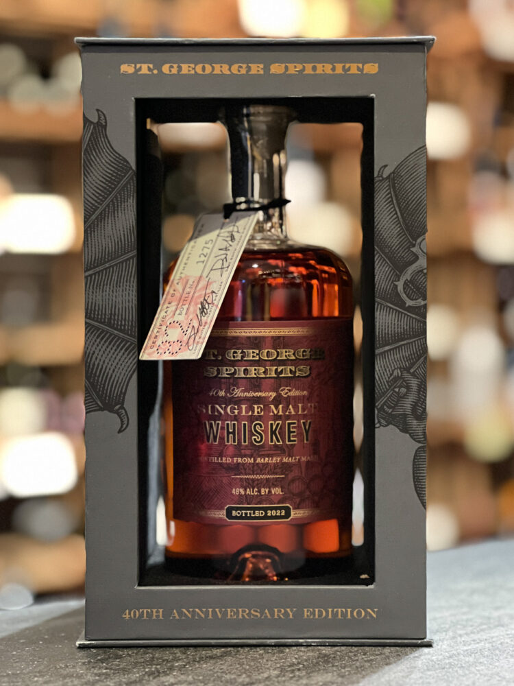 St. George 40th Anniversary Single Malt Whiskey