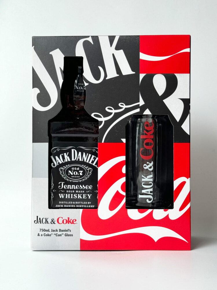 Jack Daniel's Jack & Coke Gift Set (w/ Coke can shaped glass)