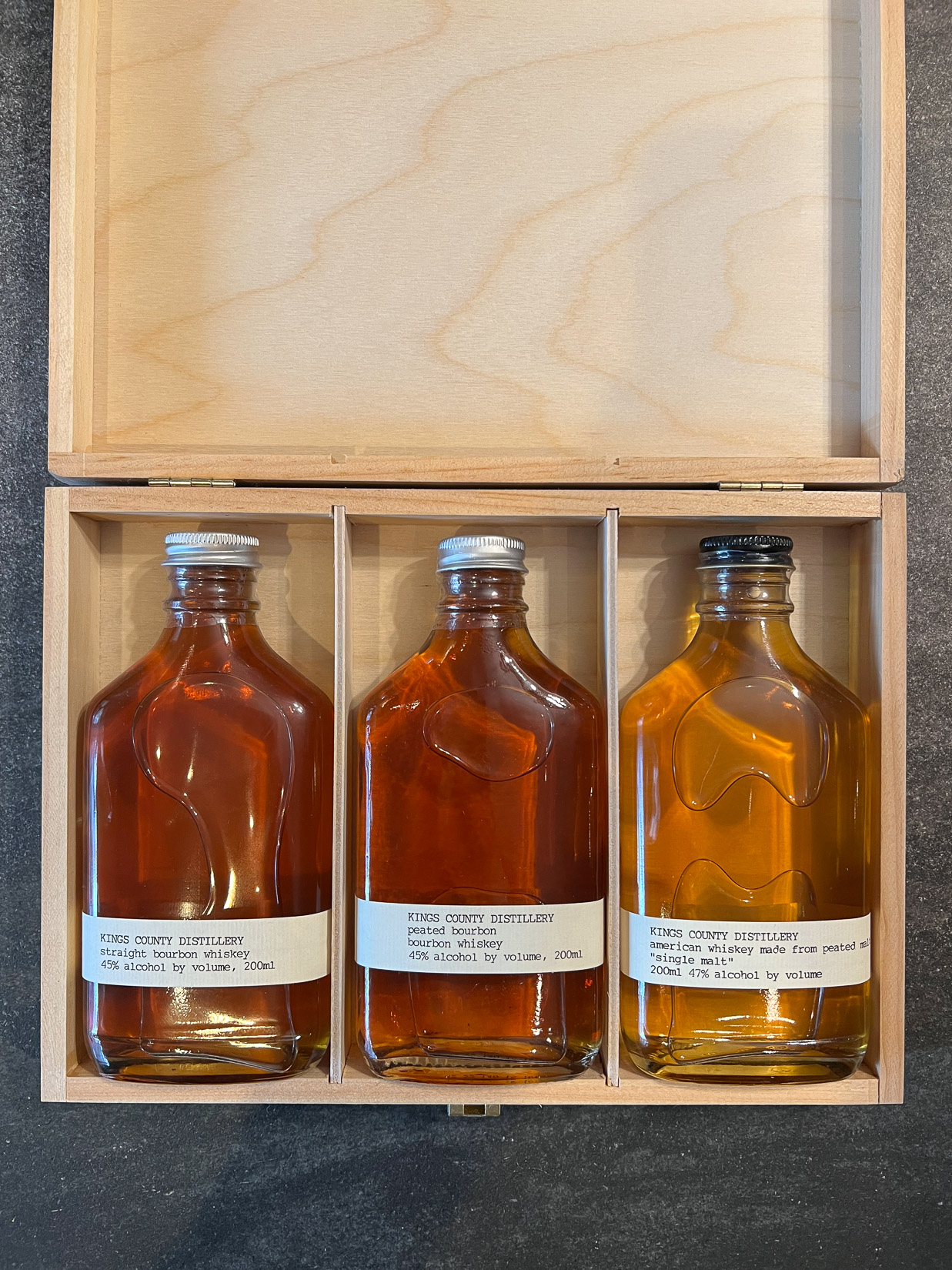 Kings County Bourbon Gift Set 200ml x3