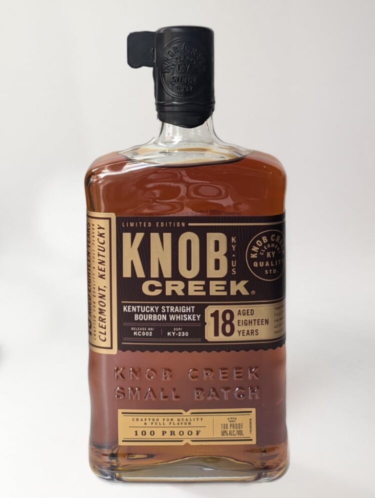 Knob Creek Bourbon 18yr 100 proof (batch #2)