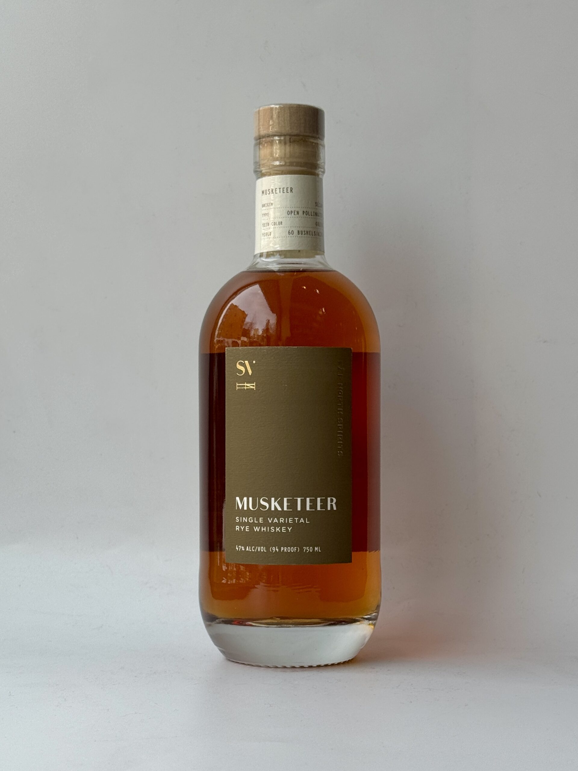 Far North Spirits Musketeer Single Varietal Rye Whiskey