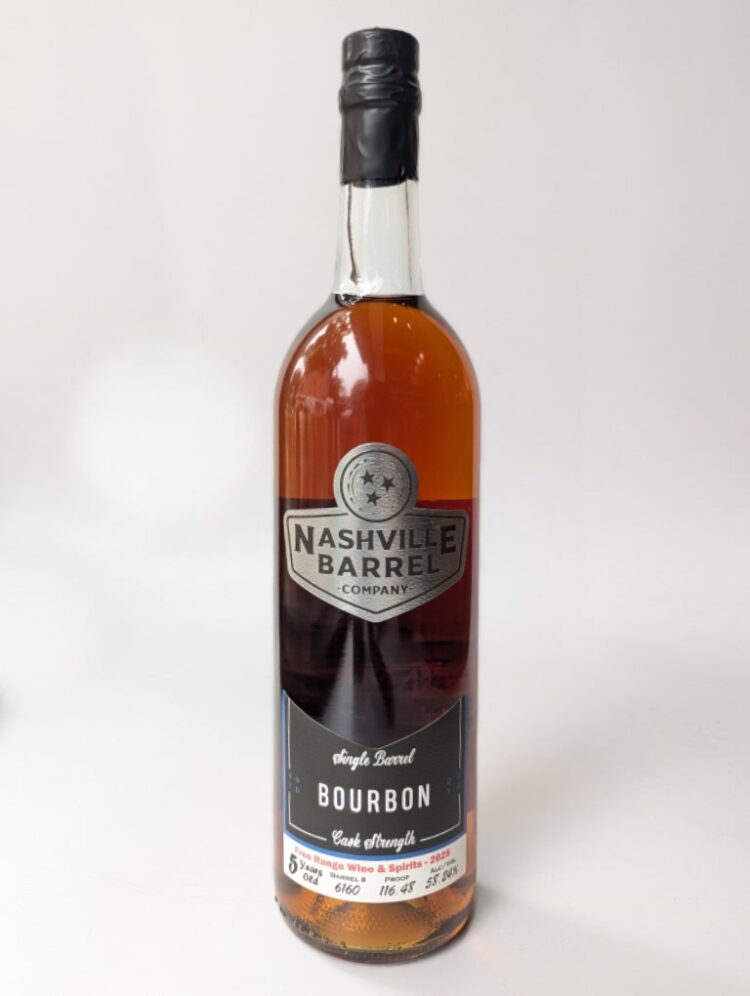 Nashville Barrel Co Free Range Single Barrel Tennessee Bourbon 5 Year