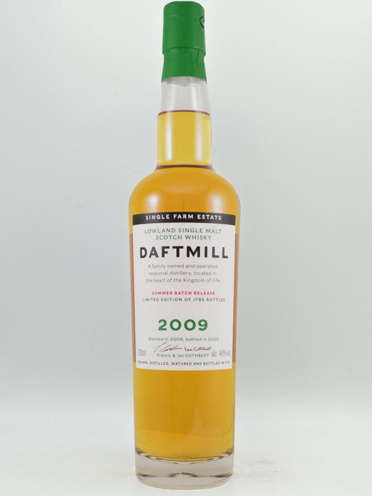 Daftmill Single Malt Scotch Summer Batch 2009 (bottled 2020)