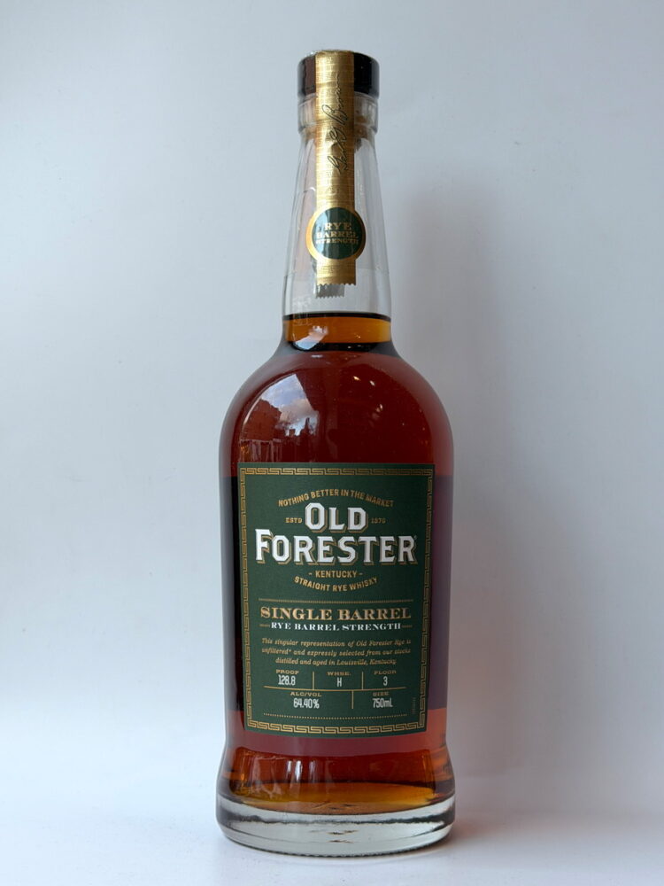 Old Forester Single Barrel Rye Barrel Strength 128.8 (2025)