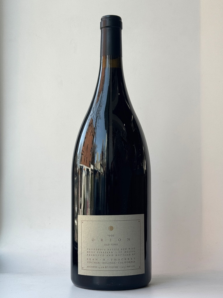 Sean Thackrey Orion 1993 1.5L