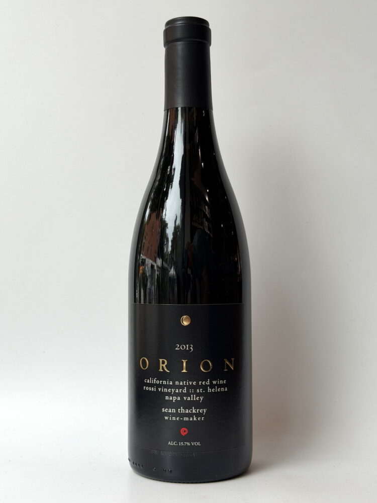 Sean Thackrey Orion 2013