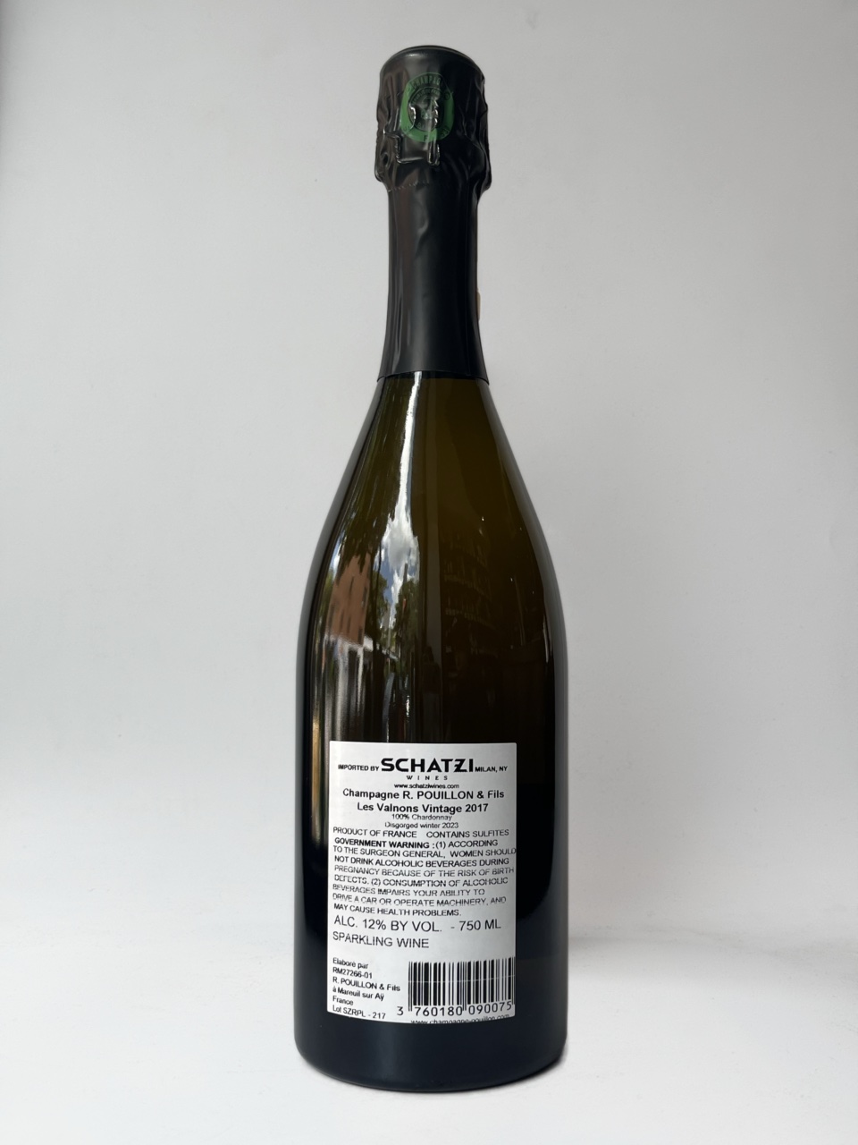 R. Pouillon Grand Cru Les Valnons Extra Brut 2017 - Image 2