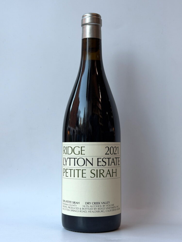 Ridge Petite Sirah Lytton Estate 2021