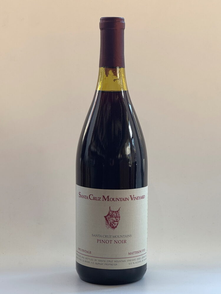 Santa Cruz Mountains Matteson Pinot Noir 1992