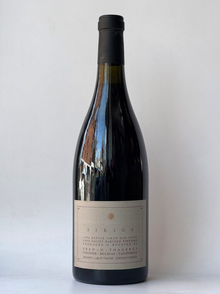 Sean Thackrey Sirius Petite Sirah Marston 1992