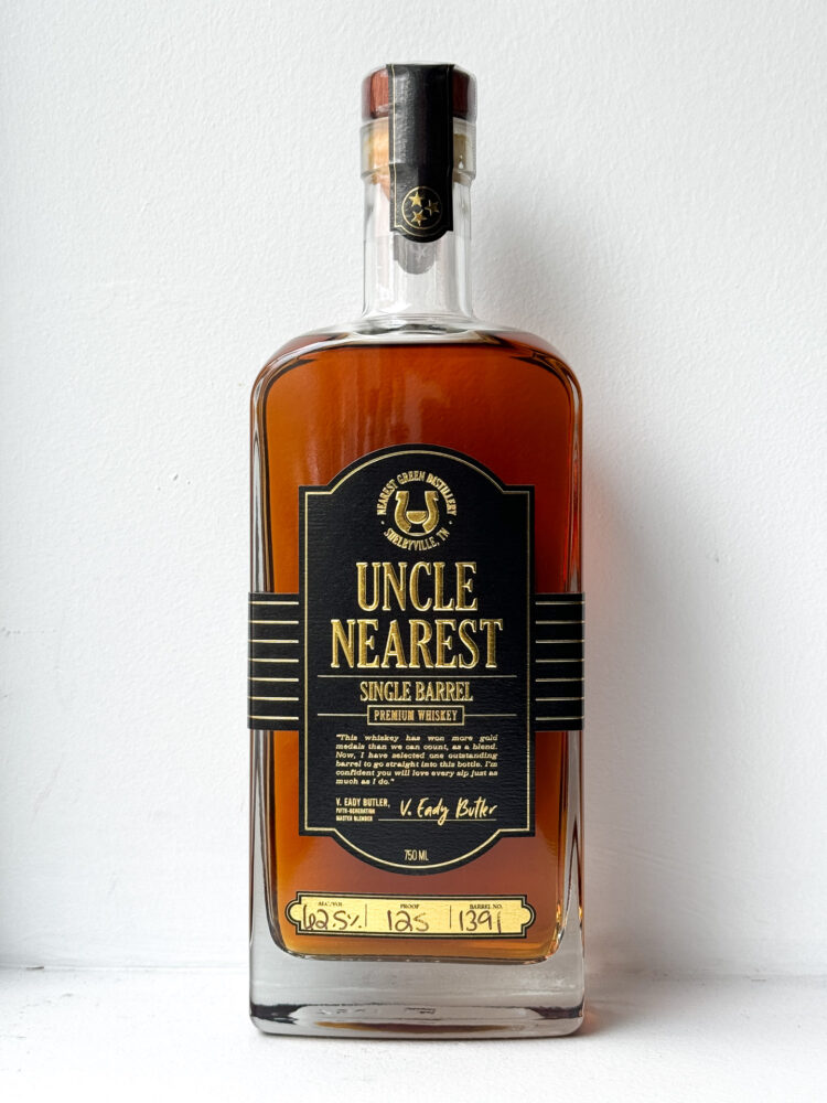 Uncle Nearest Single Barrel 125pf Barrel #1391